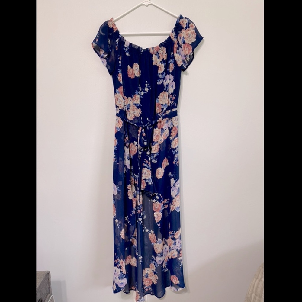 High Low Floral Dress